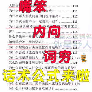 话术技巧人性口才大师职场人际沟通视频即兴演讲说话表达万能公式-淘宝虚拟仓