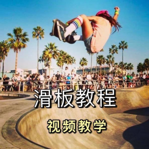 长板滑板双翘滑板教学视频教程初学者新手零基础入门自学花样刷街-淘宝虚拟仓