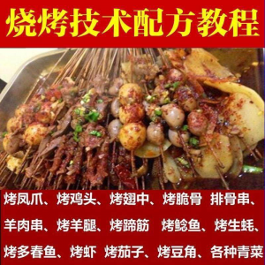 正宗全国烧烤技术配方全套视频教程配料技巧制作培训教学资料大全-淘宝虚拟仓