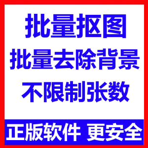 批量抠图工具 全自动去除图片背景软件 本地运行 不限制张数-淘宝虚拟仓